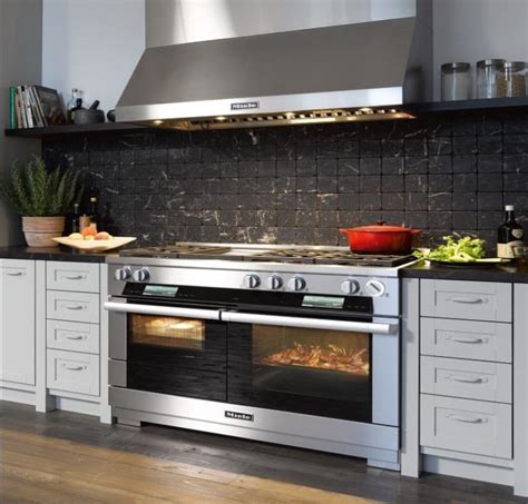 double oven gas range 48 inch